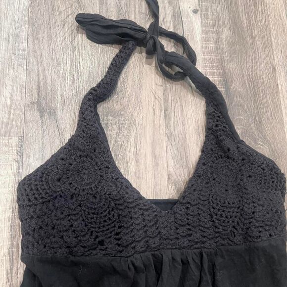 Y2K Victoria’s Secret Crochet Halter Bra Top - Picture 4 of 7